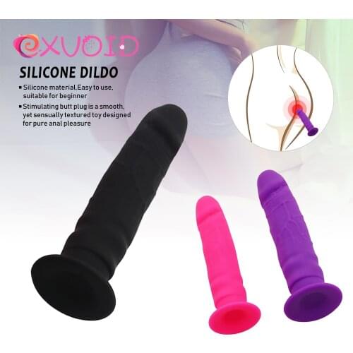 EXVOID Dildo Penis for Women Lesbian Suction Cup Big Cock Adult Products Vagina G-spot Massage Sex Toys for Adults Anal Plug