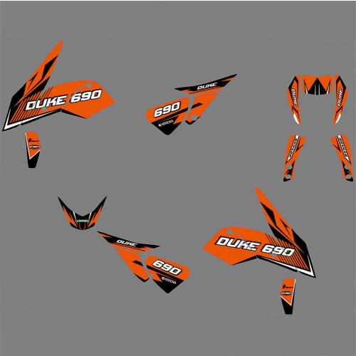 Motorcycle Full set of 3M Graphics Decals Stickers kits For KTM DUKE690 2019 2018 2017 2016 2015 2014 2013 2012 For KTM 690 DUKE