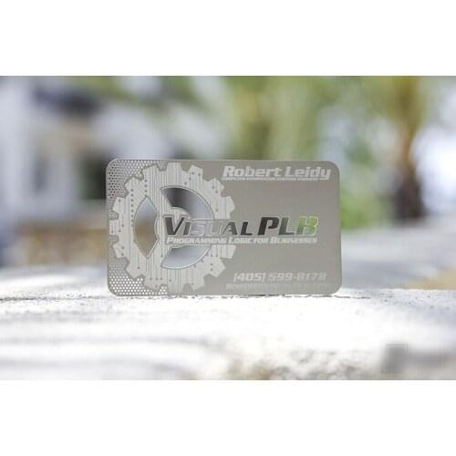 New design stainless steel business card VIP card metal card