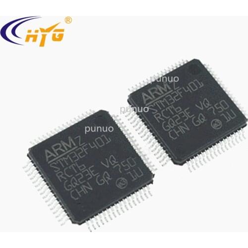 Original Authentic STM32F401RCT6 Encapsulation LQFP64 32-bit MCU+FPU Microcontroller 11 Timers Single-Chip 256K Flash ADC