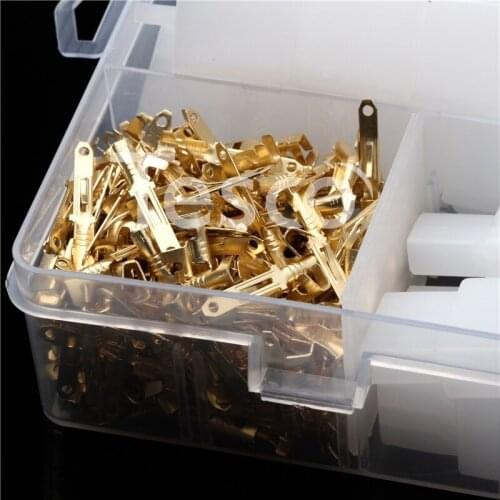 YT 50 Sets 2.54mm Dupont Connector 2P 3P 4P 6P 9P Jumper Header Housing Wire Connector Male Female Crimp Terminal Connector Kit