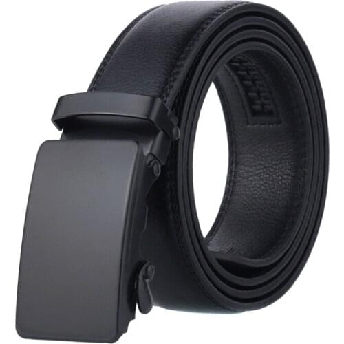 Mens Belts Automatic Buckle Belt Cummerbunds Male High Quality Men Belt Automatic Leather Luxury Black Belt