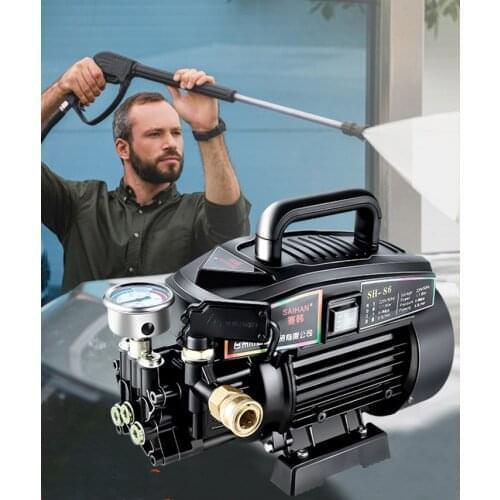 High pressure washing machine ultra high pressure household 220v water pump automatic washing machine small portable car washing