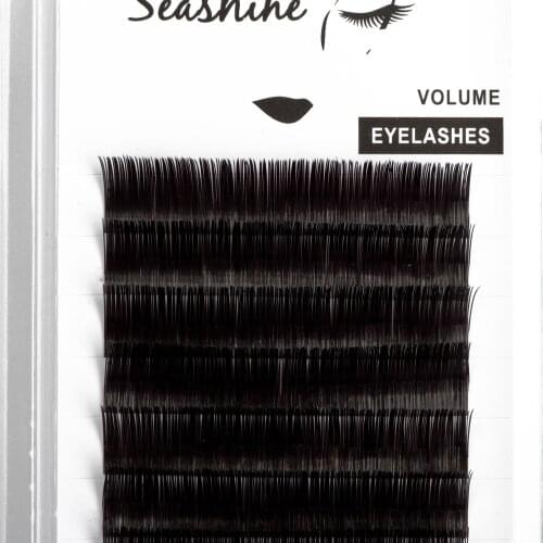 Super Soft Cashmere Flat Lash Eyelash Extension Semi Permanent Seashine Lash Makeup Beauty Eyelash Extension Free Shipping