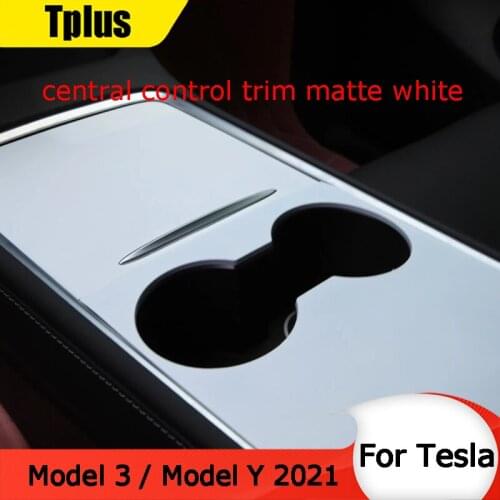 Tplus New Model Three Center Console Interior Patch For Tesla Model 3 / Y 2021 Car Accessories Protection Decoration