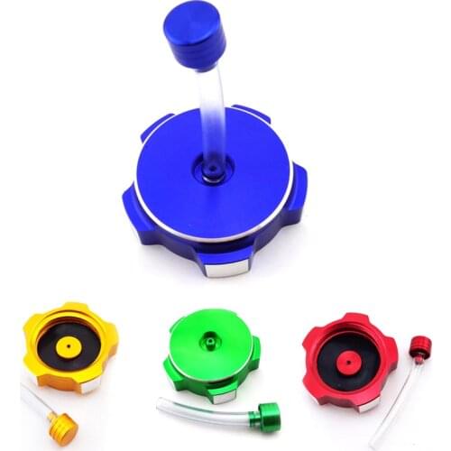 XLSION Aluminum CNC Petrol Gas Fuel Tank Cap Cover For CRF XR50 KLX110 Stomp Pit Dirt Bike Motocross