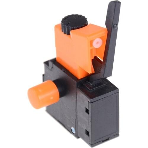 1PC FA2-6/1BEK Lock on Power Tool Electric Hand Drill Speed Control Trigger Switch High Quality Switch Accessories
