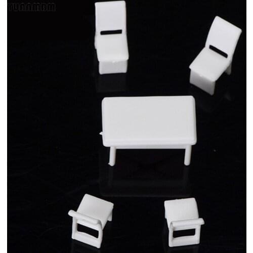 3 sets DIY sand table model material/1:75 miniature dinette model/miniature furniture/technology model parts/DIY toy accessories