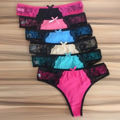 3 PCS/Lot Woman Panties Sexy G-String Women Underwear Lingerie Culotte Femme Cotton Underpants Female Low Waist Thong Soft