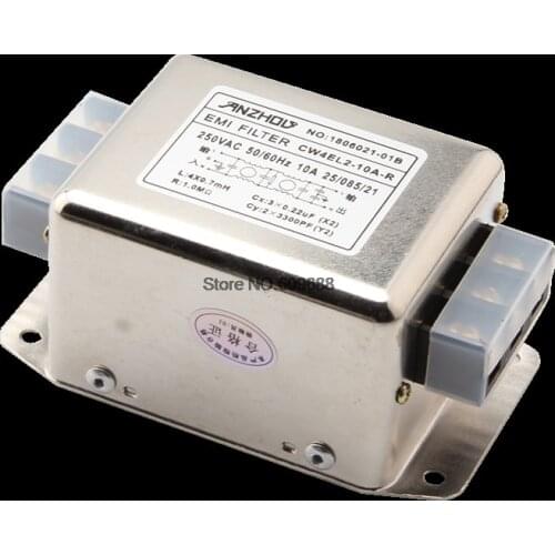 3A 6A 10A 20A 30A CW4L2-20A-R CW4L2-30A-R Terminal Type EMI Power Filter CW4L2-3A-R CW4L2-6A-R CW4L2-10A-R Double Section