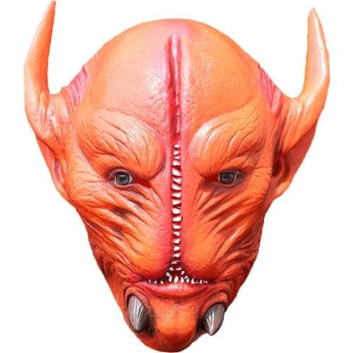 Funny Cosplay Costume Unisex Adult Women Men Carnival Party Scary Alien Masque Novelty Halloween Headwear Costume Party Props