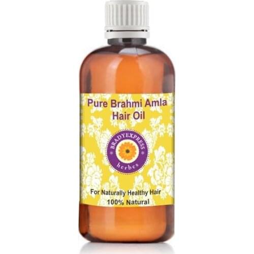 FRee Shipping Pure Brahmi Amla Hair Oil 100% Natural With Real Brahmi & Amla 50ML