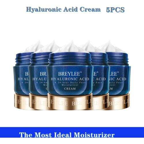 BREYLEE Hyaluronic Acid Moisturizer Face Cream For Expensive Whitening Facial Skin Care A 24-hour Daily Acne Treatment Cream 40g