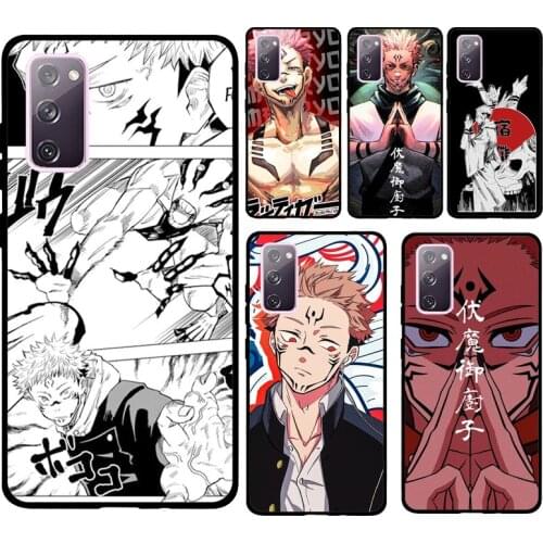 Jujutsu Kaisen Ryomen Sukuna Phone Cover For Samsung Galaxy S21 S20 Ultra Note 20 Note 10 S8 S9 S10 Plus S20 FE Case