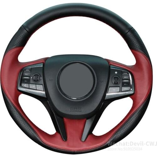 DIY steering wheel cover For Acura CDX hand-sewn Premium comfortable leather grip cover auto Parts car assessoires