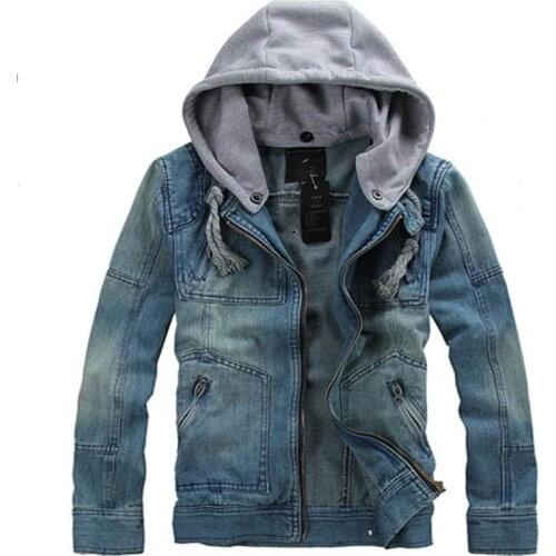 5XL Big Size Suprem Denim Jacket Chaqueta Hombre Plus Jacket Men Manteau Homme Blouson Homme Jeans Jjacket Men Veste Homme