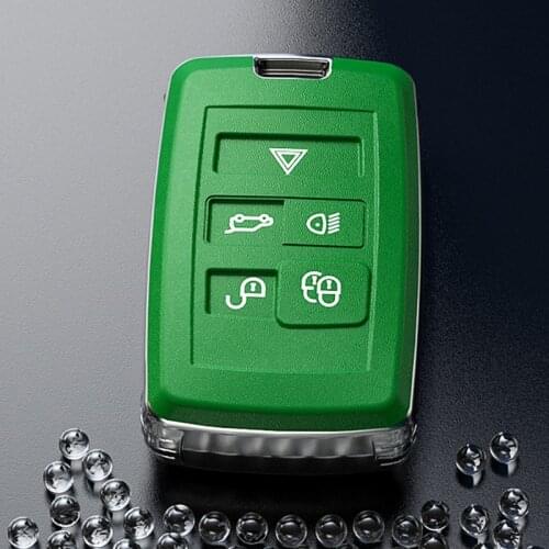 Fashion Pink Car Key Case Cover High Quality Car Key Case Shell for Land Rover Jaguar Range Rover Evoque Velar Discovery Sport