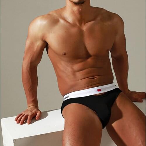 2020 New Cotton Sexy Gay Men Underwear Bikini Men Briefs LOGO Soft Mens Briefs Underwear Shorts Mens Panties