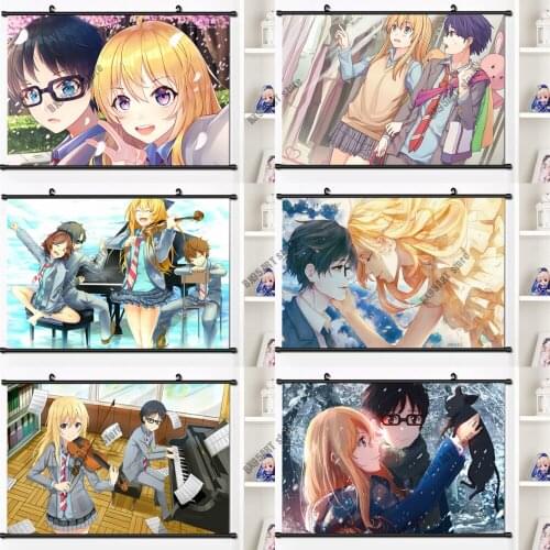 Anime Your Lie In April Diamond Painting Diamond Embroidery Full Square Cross Stitch Kits Mosaic Crafts Room Decoration Gift