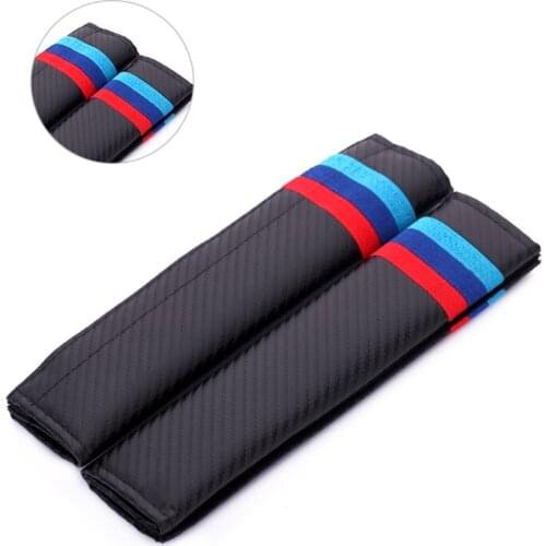 Car Styling Seat Belt Pad Safety Shoulder Pillow Auto Interior Decoration for BMW Alpina Hartge E60 E90 E36 F10 X5 X1 Z3 Z4