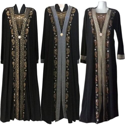 Plus Size Women Kids Abaya Islam Robe Arab Clothes Hijab Turkish Indian Kaftan Islamic Prayer Dress Muslim Dresses With Hijab