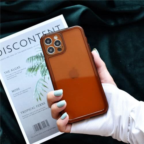 Luxury Mirror Clear Case for iPhone 12 Pro Max XR X XS 7 8 Plus Transparent PC Hard Phone Cover For iPhone 11 Pro Max SE 2020