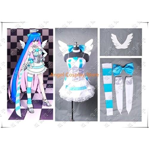 Christmas Hallowmas Panty & Stocking Cosplay Costume Fashion Uniform Dress Full Set Role Play Clothing Custom-Make Any Size