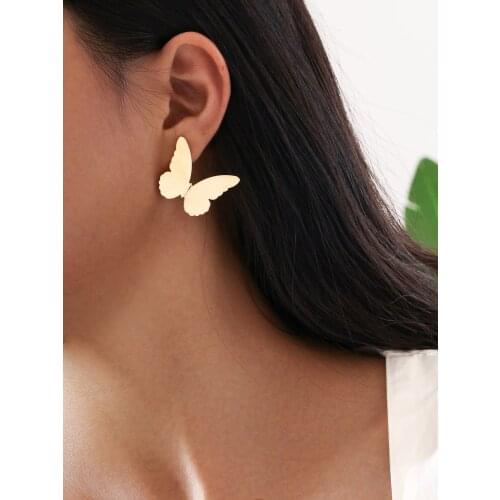 Stillgirl Vintage Butterfly Earrings for Women Charms Kpop Aesthetic Animals Y2k Pendientes Mujer Gift Fashion Jewelry Kolczyki