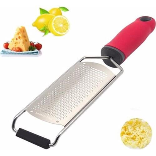 Cheese Grater Stainless Steel Blade For Cheese Slicer Lemon Grater Chocolate Cheese Graters with Protective Cover