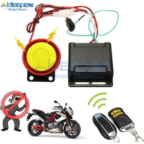 12V Motorcycle Bike Smart alarm that automatically Anti-theft Security Alarm System Remote Control