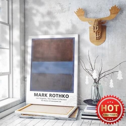Marks Rothko Vintage Abstract Art Wall Stickers, Rothko Expressionism Prints Decor, Gift Poster, Marks Exhibition Museum Poster