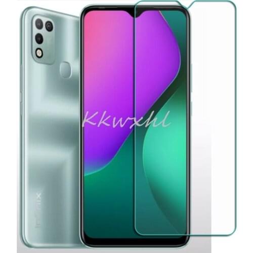 For Infinix Hot 10 Play 6.82" Screen Protective Tempered Glass ON Hot10Play Protector Cover Film