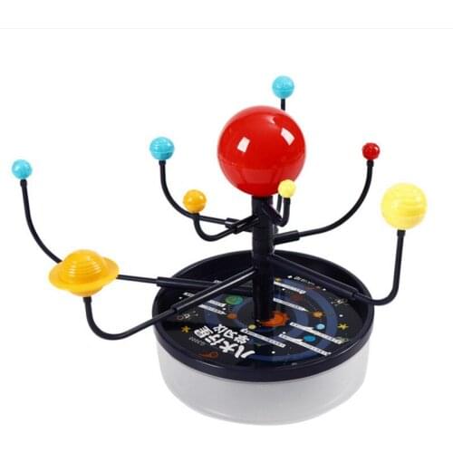1Set Solar System Nine Planets Model Science Kit DIY Assembly Parent-child Interaction Planetarium Toy Kids Educational Toy