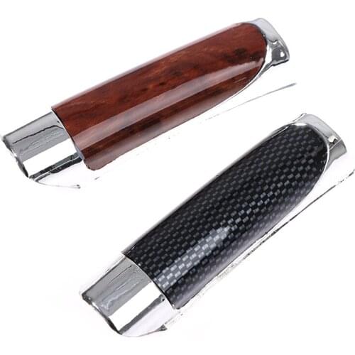 1PC Universal Fashion Car Decoration ABS Anti-slip Handbrake Covers Auto Gear Shift Collars