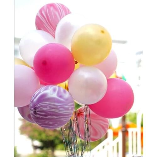 15pcs/lot Birthday Balloons 12inch Latex Balloons Gold White Pearl Wedding Party Decoration Helium Balloons Inflatable Air Balls