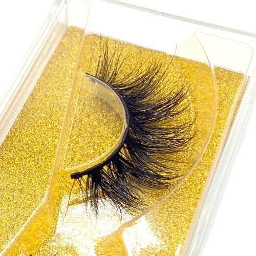 5D Make Up False Eyelashes Golden Pull Box Long Lasting Beaver Lashes Natural Dramatic Volume Extension Thick 3D K Series