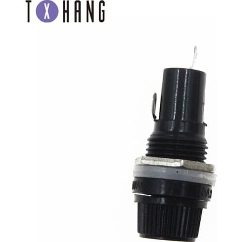 5pcs/lot 5*20mm glass fuse holders 5x20 insurance tube socket fuse holder for insurance Panel Mount Fuse Holder diy electronics