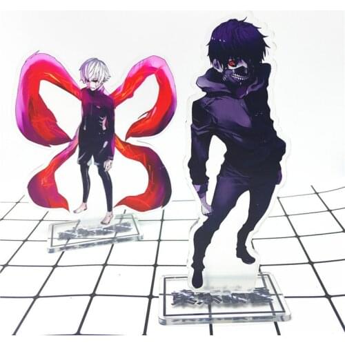 Anime Tokyo Ghoul Model Doll Acrylic Stand Kaneki Ken Action Figure Pendant toy 15cm Double-side gift