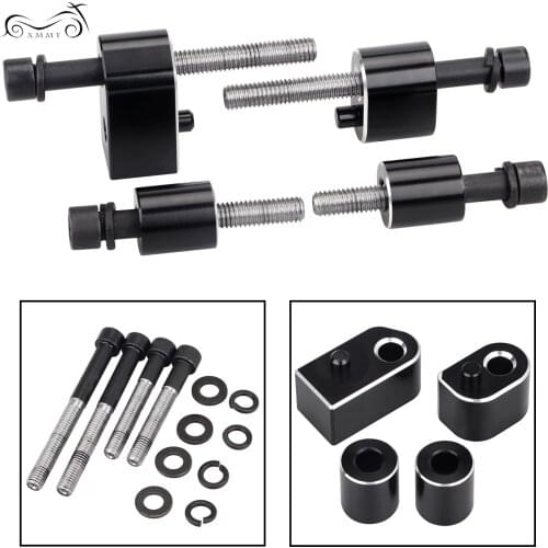 CNC Driver Floorboard Spacer Extension Kit For Harley Electra Glide Street Glide CVO FLHXSE Road King FLHR Street Glide FLHX