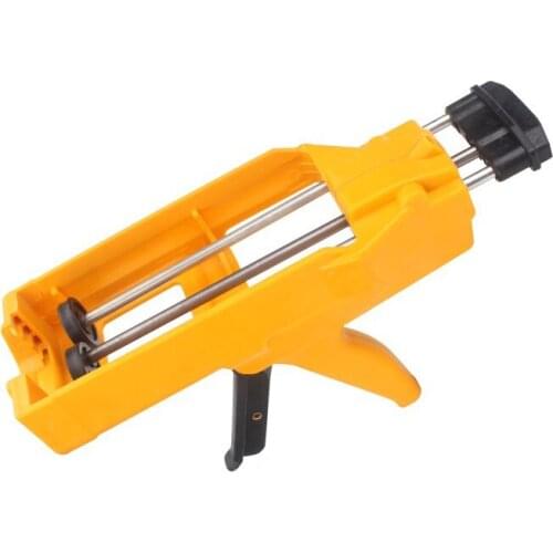 Double-barrel Plastic & Steel Caulk Dispenser Sealant Gun Seam Construction Scraper Grouting Ball Set New