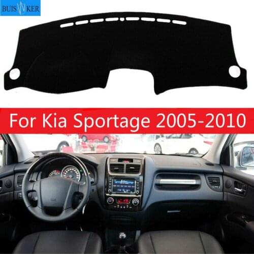 Car Dashboard Mat Cover Pad Sun Shade Instrument Protect Cover Carpet Accessories For Kia Sportage 2005 2006 2007 2008 2009 2010