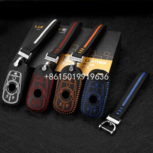 Key case for buick LaCrosse 2017 car key holder leather cover
