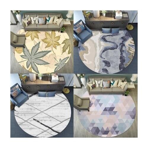 Round Carpet North European Simple Modern Living Room Coffee Table Bedroom Home Study Bedside Hanging Basket Computer Chair Mat