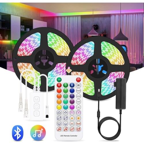 Dream Color WS2811 Led Strip Bluetooth Smart Control 5050 RGB Diode Led Tape For Tik tok Party Room Back Light 5M 10M 15M 20M