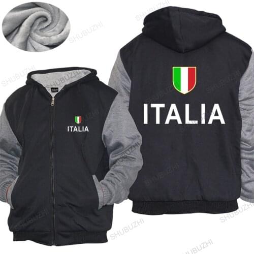Cotton warm coat Men winter zipper Tops winter fashion brand men hoodies Customized italy warm coat Men zipper jacket
