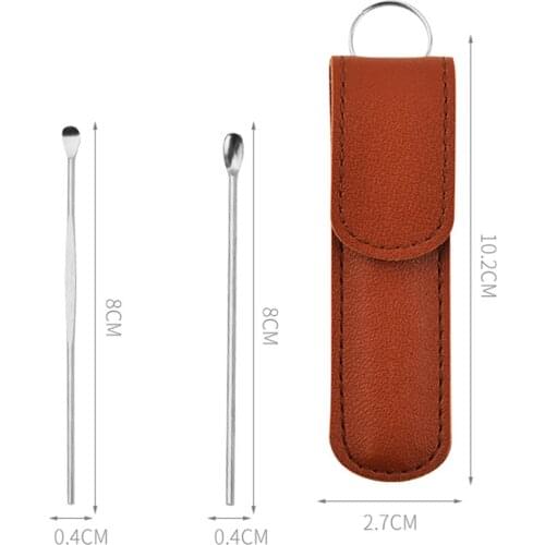 6PCS Ear Cleaner Wax Removal Tool Earpick Sticks Earwax Remover Curette Ear Pick Cleaning Ear Cleanser Spoon Health Care Earpick