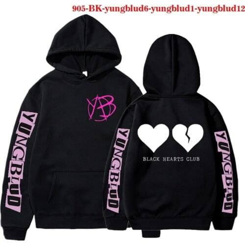 Pullover Hoodie Women Yungblud Print Autumn Winter Oversized Hooded Harajuku Men Unisex Streetwear Yungblud Hooded Hoody Tops