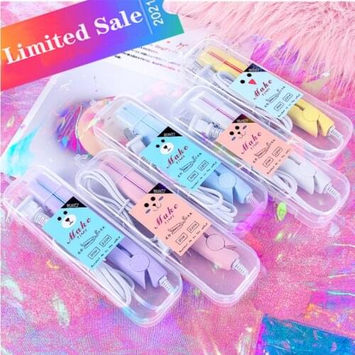 2 In 1 Hair Iron High Quality Flat Iron Ceramic Straightening Hot Comb Mini Hair Straightener And Curling Iron Styling Tools