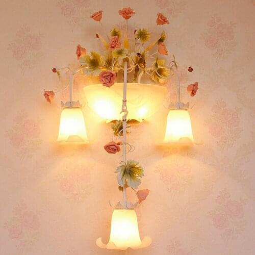 Vintage iron cottage living decor gold pendant light chandelier lighting hanglampen luzes de teto lampes suspendues