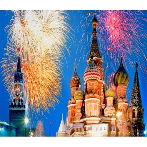Diamond Embroidery castle religion 5D Diy Diamond Painting Cross Stitch Kits Needlework Full Diamond Mosaic Painting Christmas